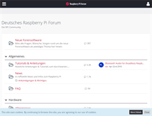 Tablet Screenshot of forum-raspberrypi.de